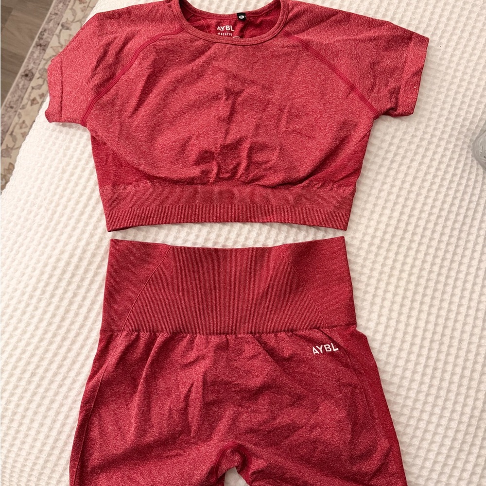 AYBL Vibrant Red Workout Ensemble